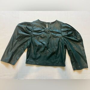 Zara leather top